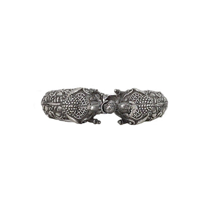 Teejh Meher Silver Oxidised Bangle
