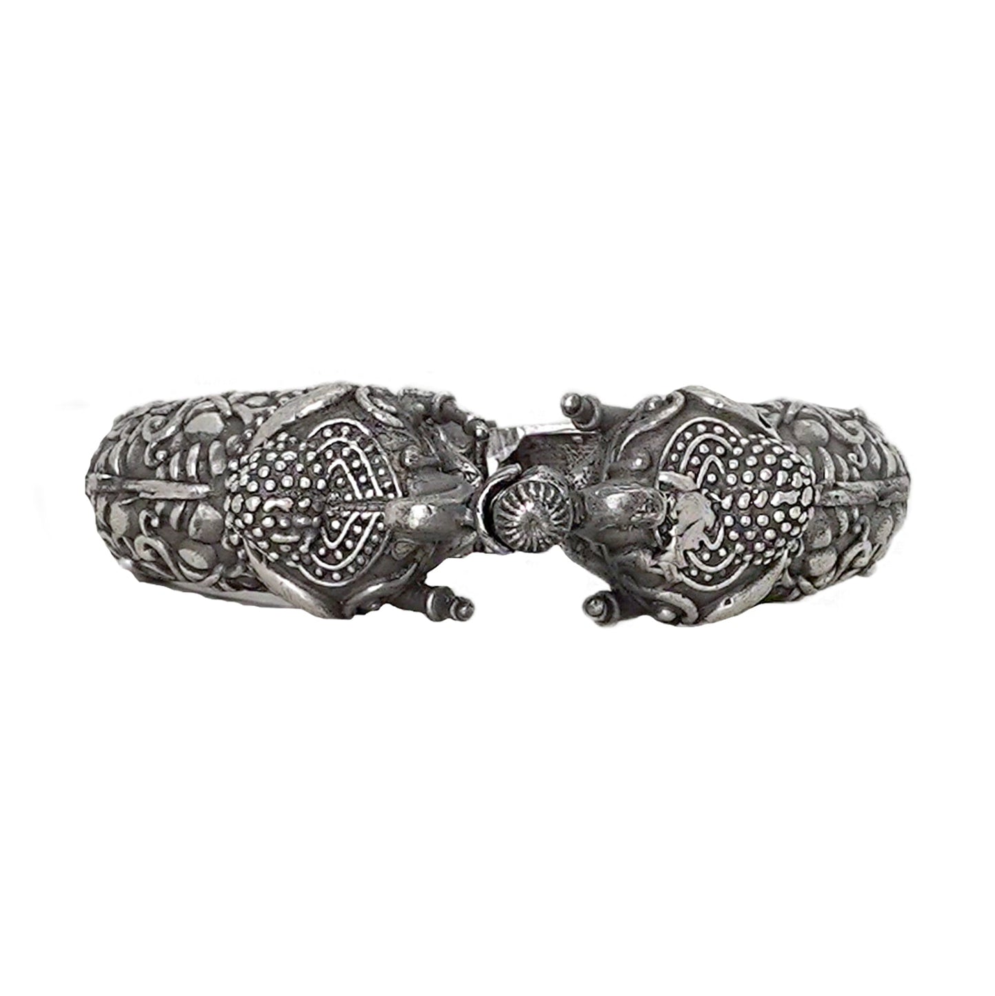 Teejh Meher Silver Oxidised Bangle