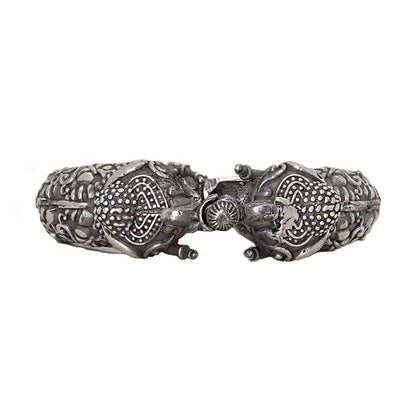 Teejh Meher Silver Oxidised Bangle