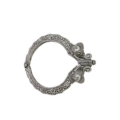 Teejh Meher Silver Oxidised Bangle