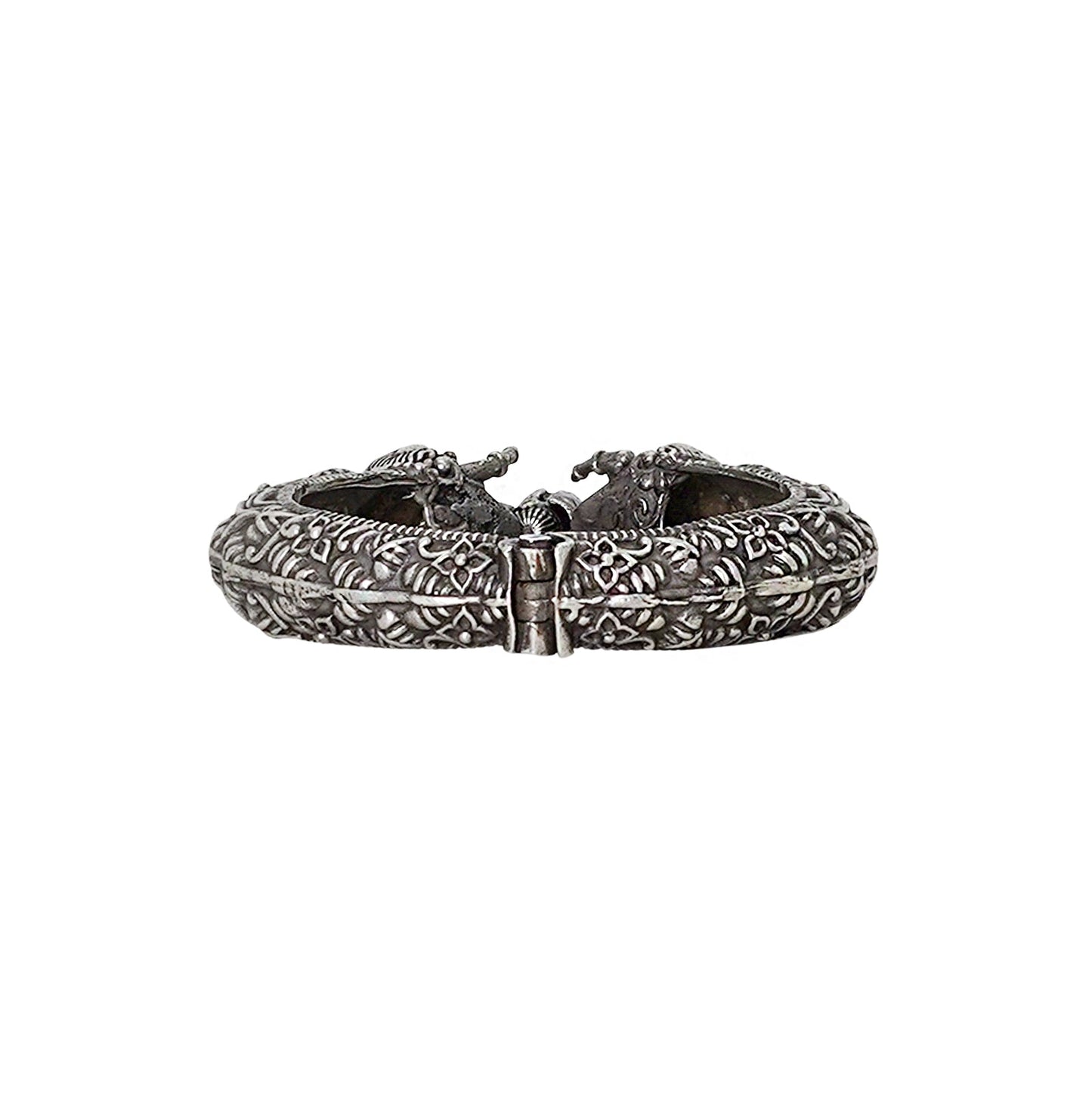 Teejh Meher Silver Oxidised Bangle