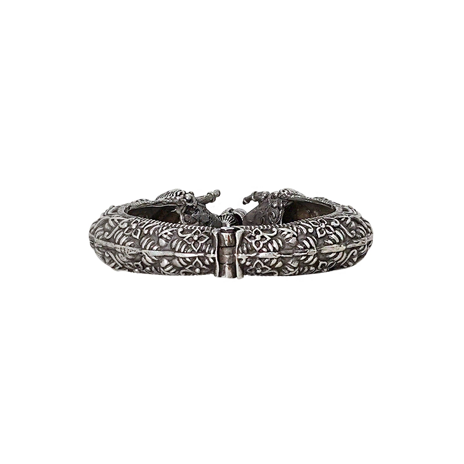 Teejh Meher Silver Oxidised Bangle