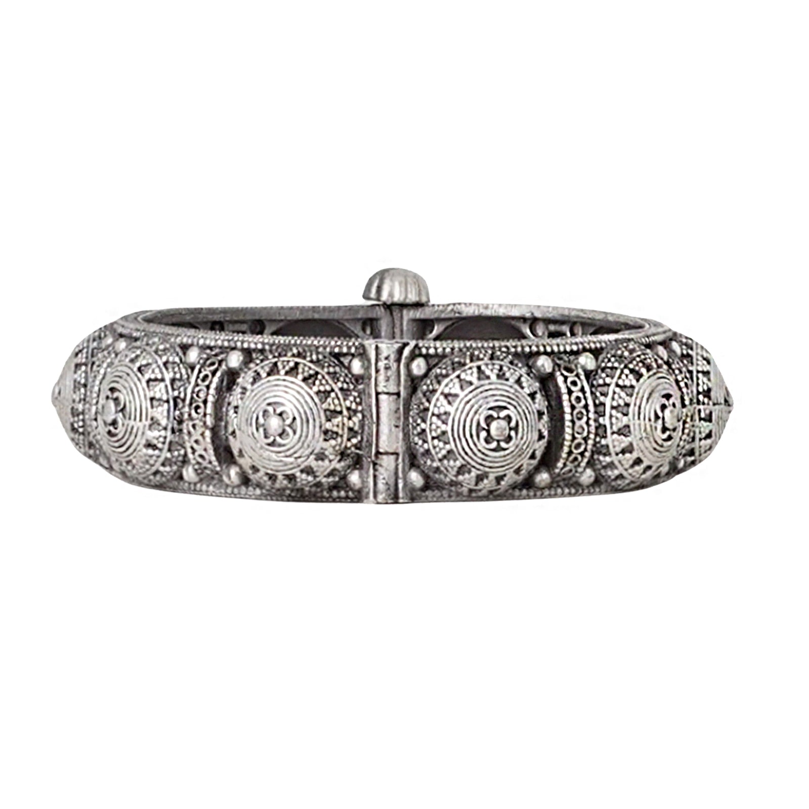 Teejh Siara Silver Oxidised Bangle