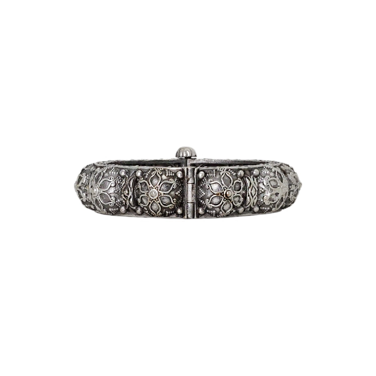 Teejh Dayita Silver Oxidised Bangle