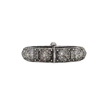 Teejh Dayita Silver Oxidised Bangle