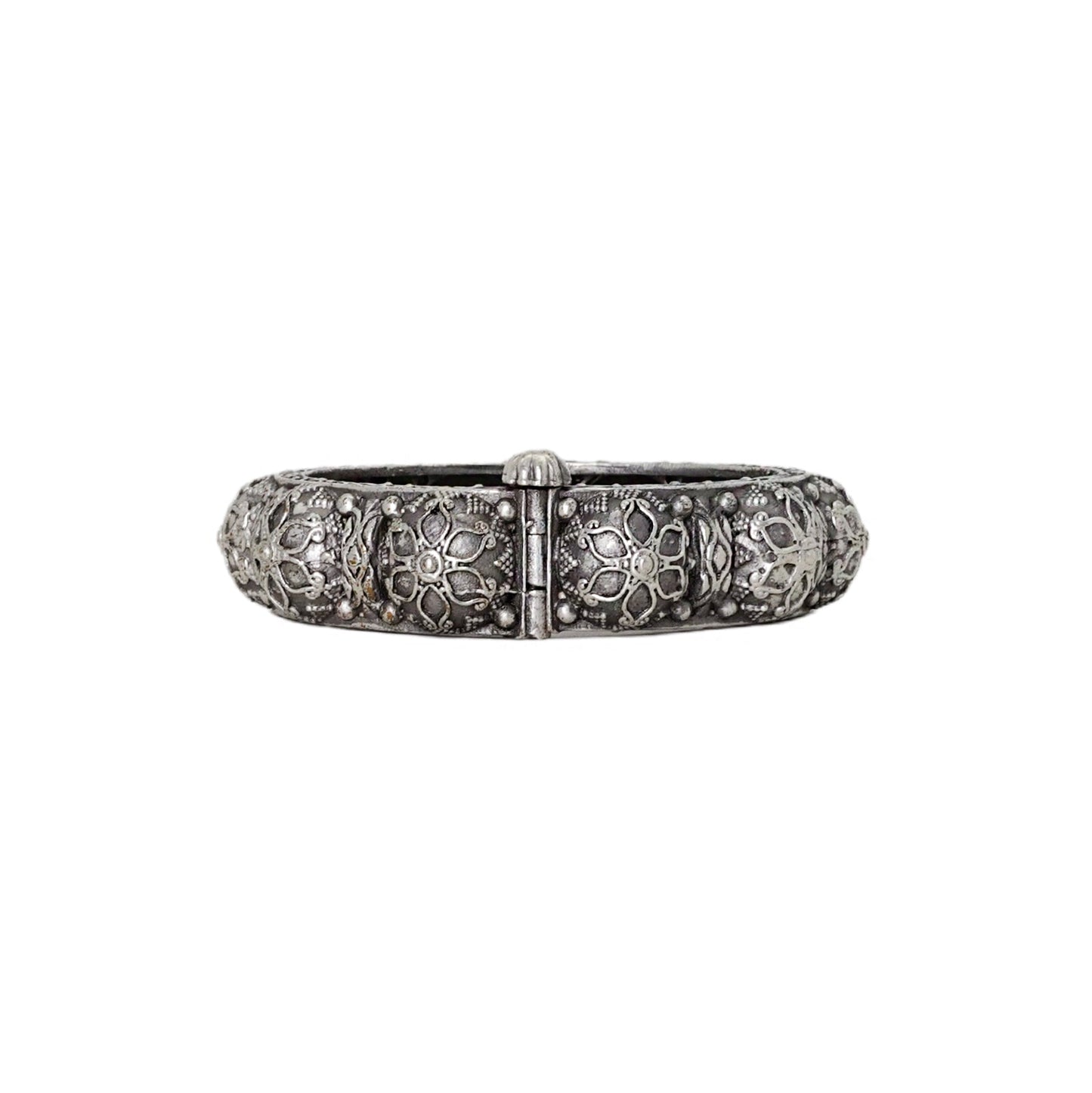 Teejh Dayita Silver Oxidised Bangle