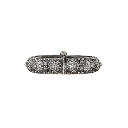 Teejh Meera Silver Oxidised Bangle