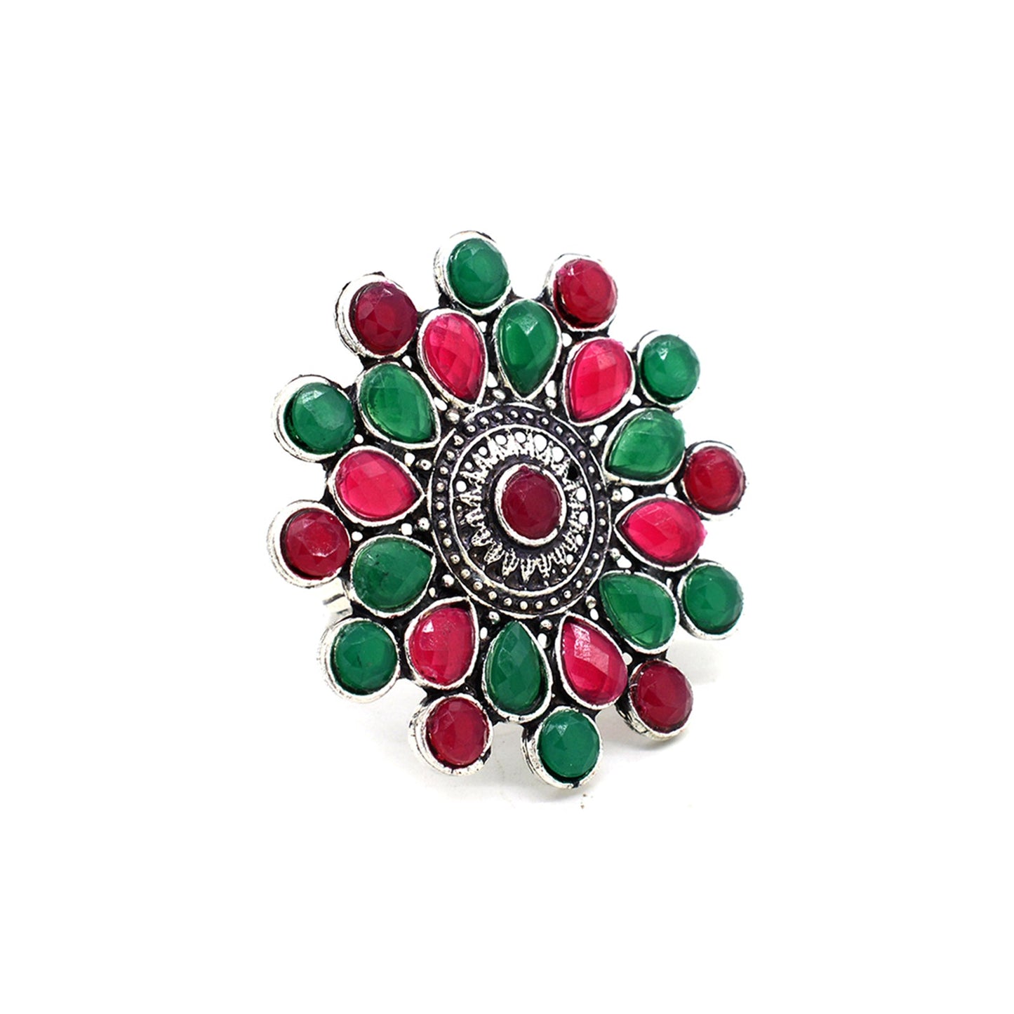 Teejh Gaillardia Saree & Jewelry Gift Set