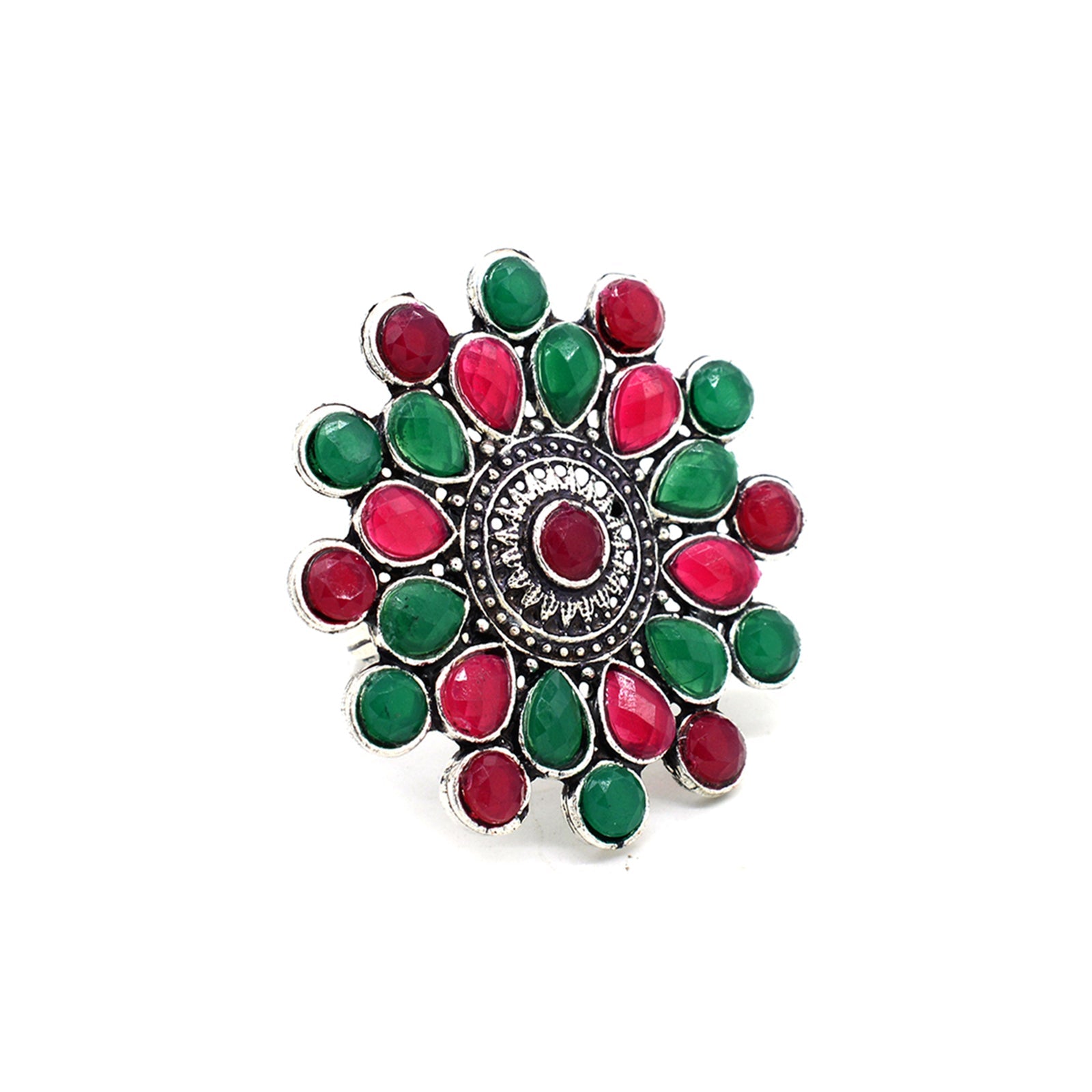 Teejh Gaillardia Saree & Jewelry Gift Set