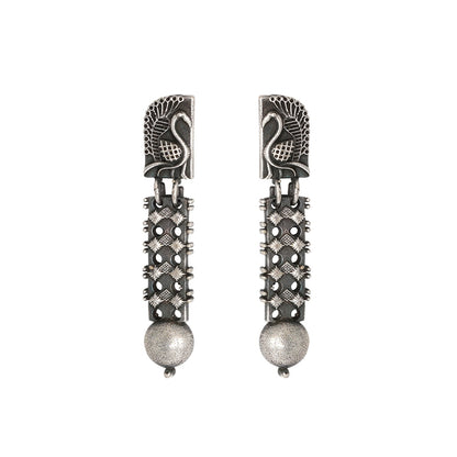 Teejh Aalina Silver Oxidised Earrings
