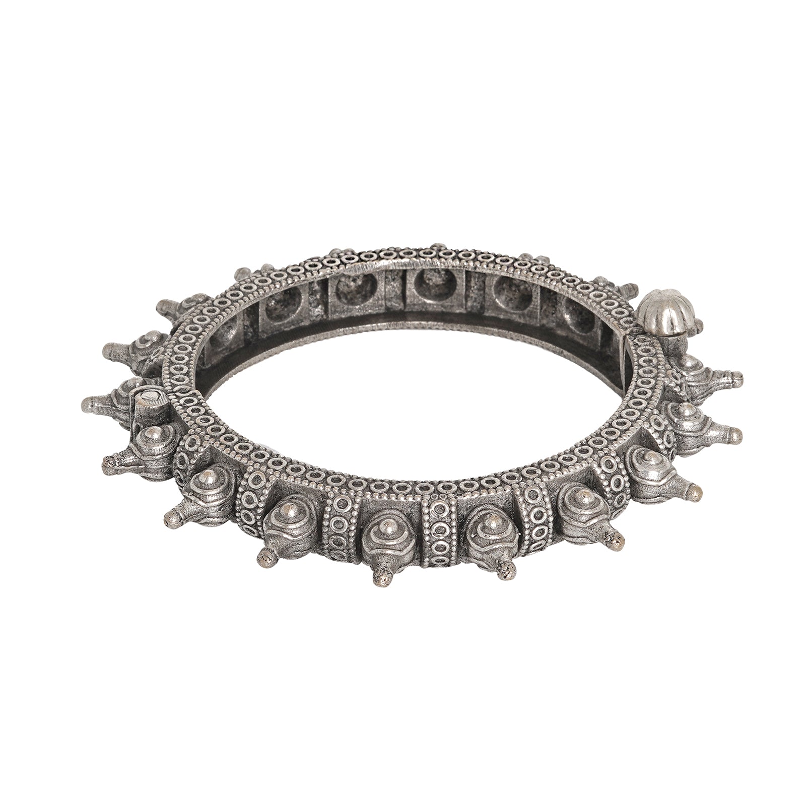 Teejh Reja Silver Oxidised Bangles