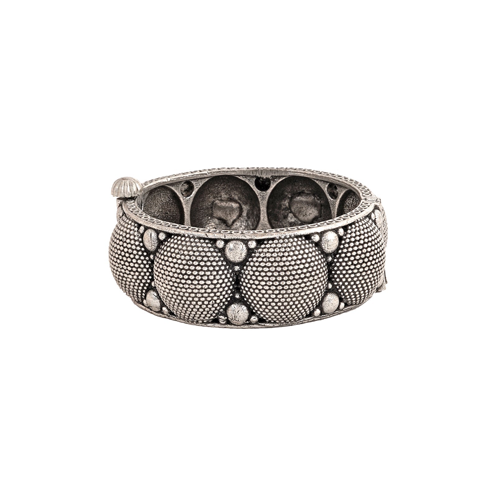 Teejh Ovya Silver oxidised bracelet