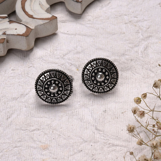Teejh Tashika Silver Oxidised Toe Rings