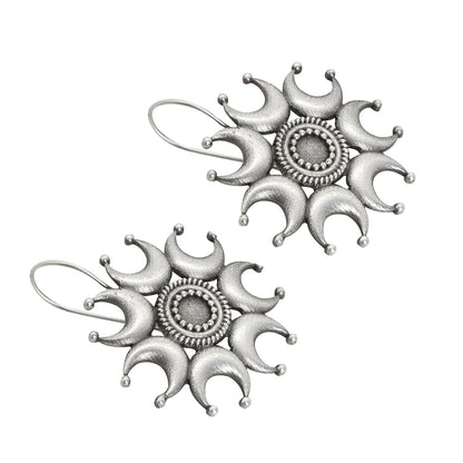 Teejh Kyra Silver Oxidised Earrings