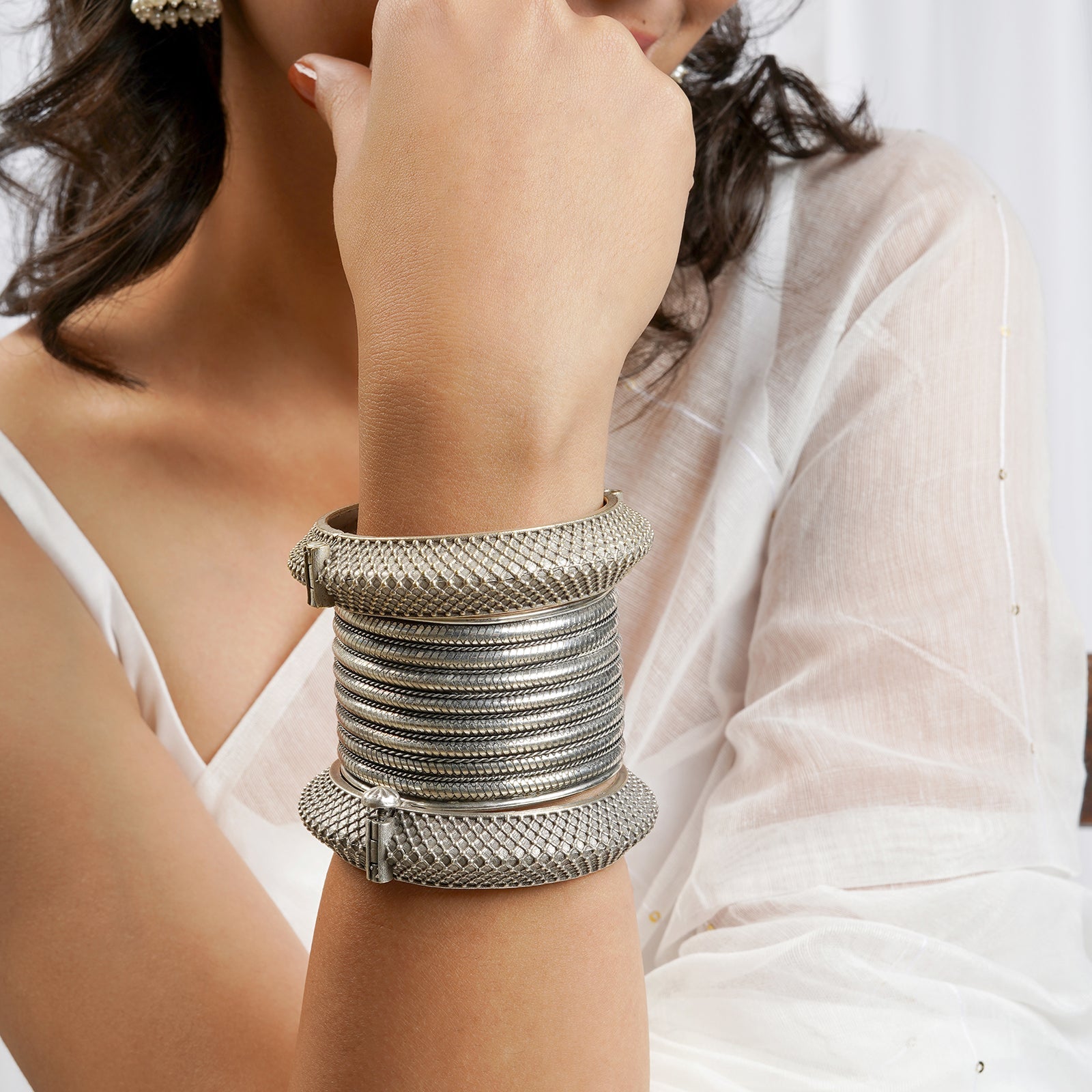 Teejh Satakshi Stacked Bracelet Set