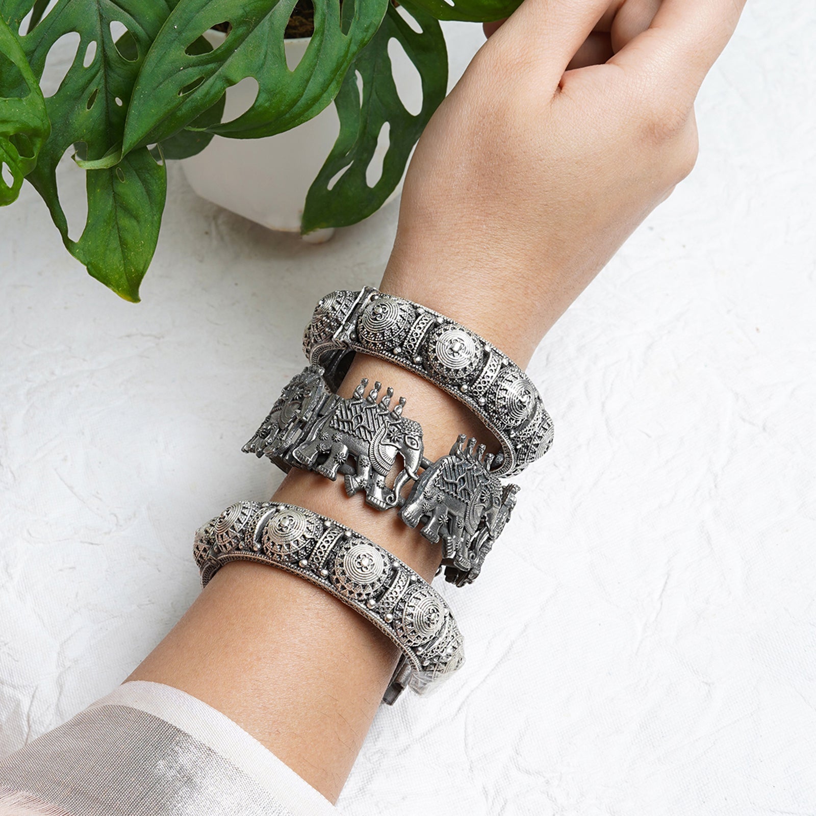 Teejh Aadarshini Stacked Bracelet Set