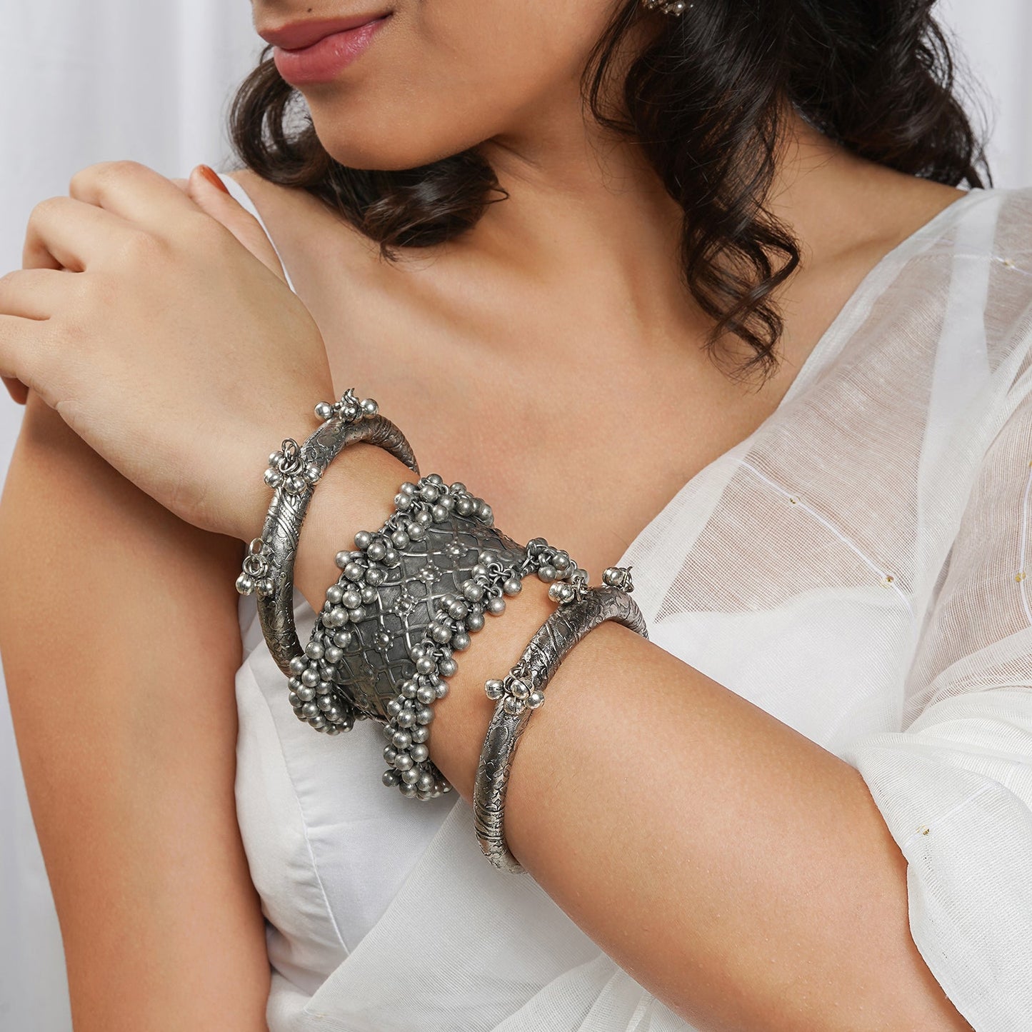 Teejh Veerthi  Stacked Bracelet Set