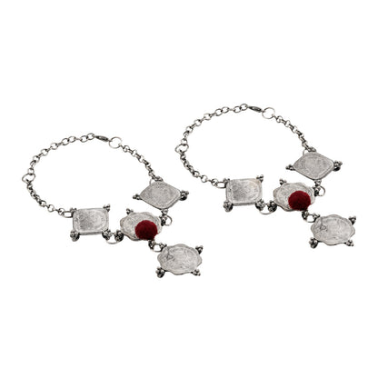 Teejh Manimudra Coin Anklet