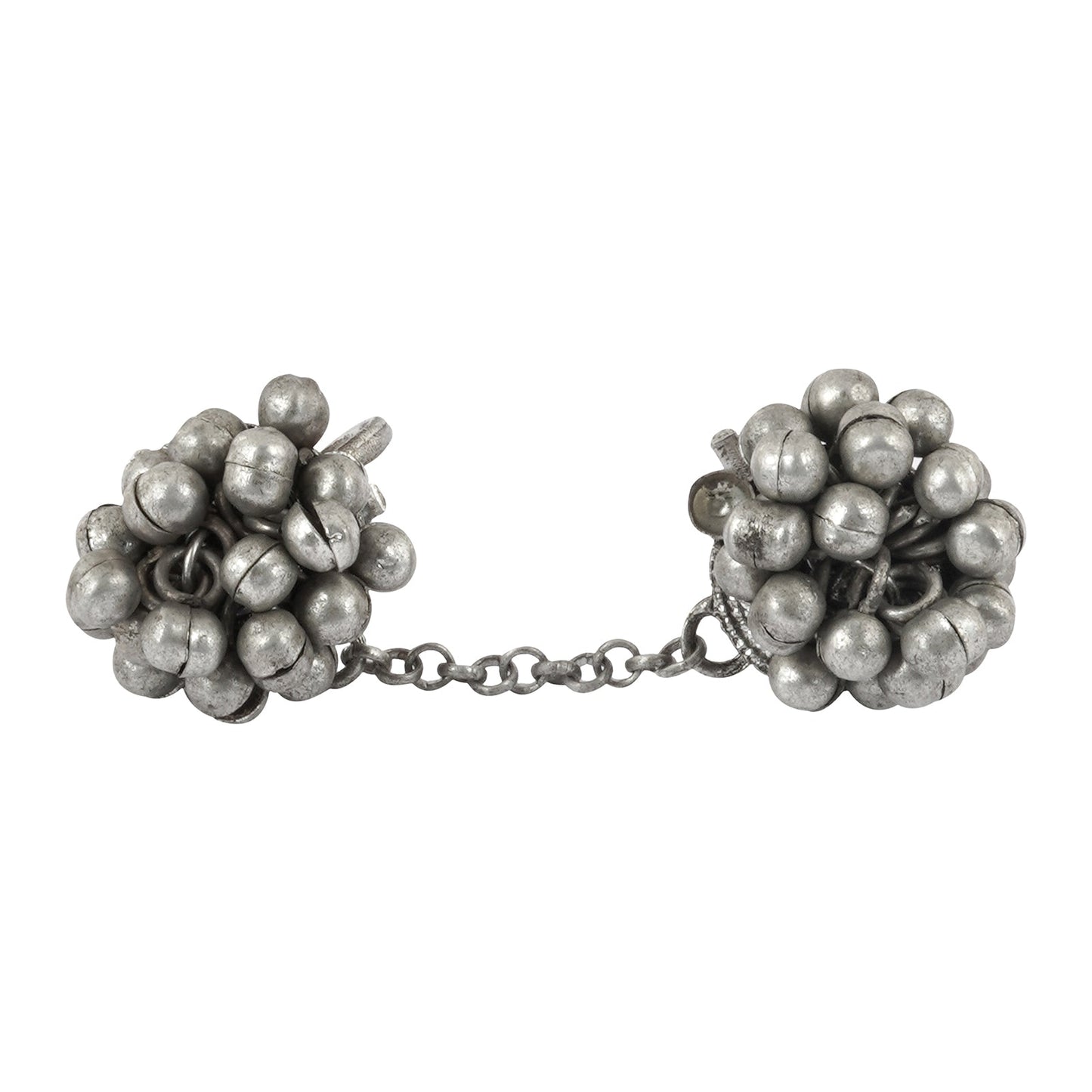 Teejh Mawra Silver Oxidised Ghungroo Ring
