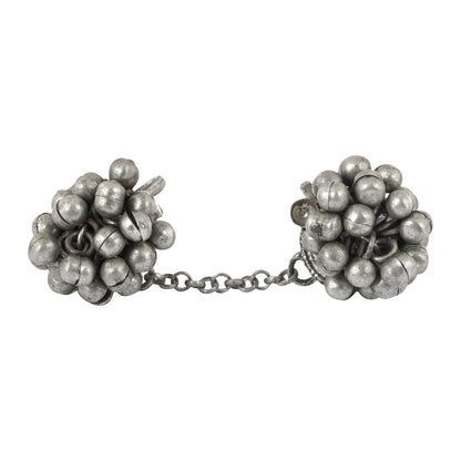 Teejh Mawra Silver Oxidised Ghungroo Ring