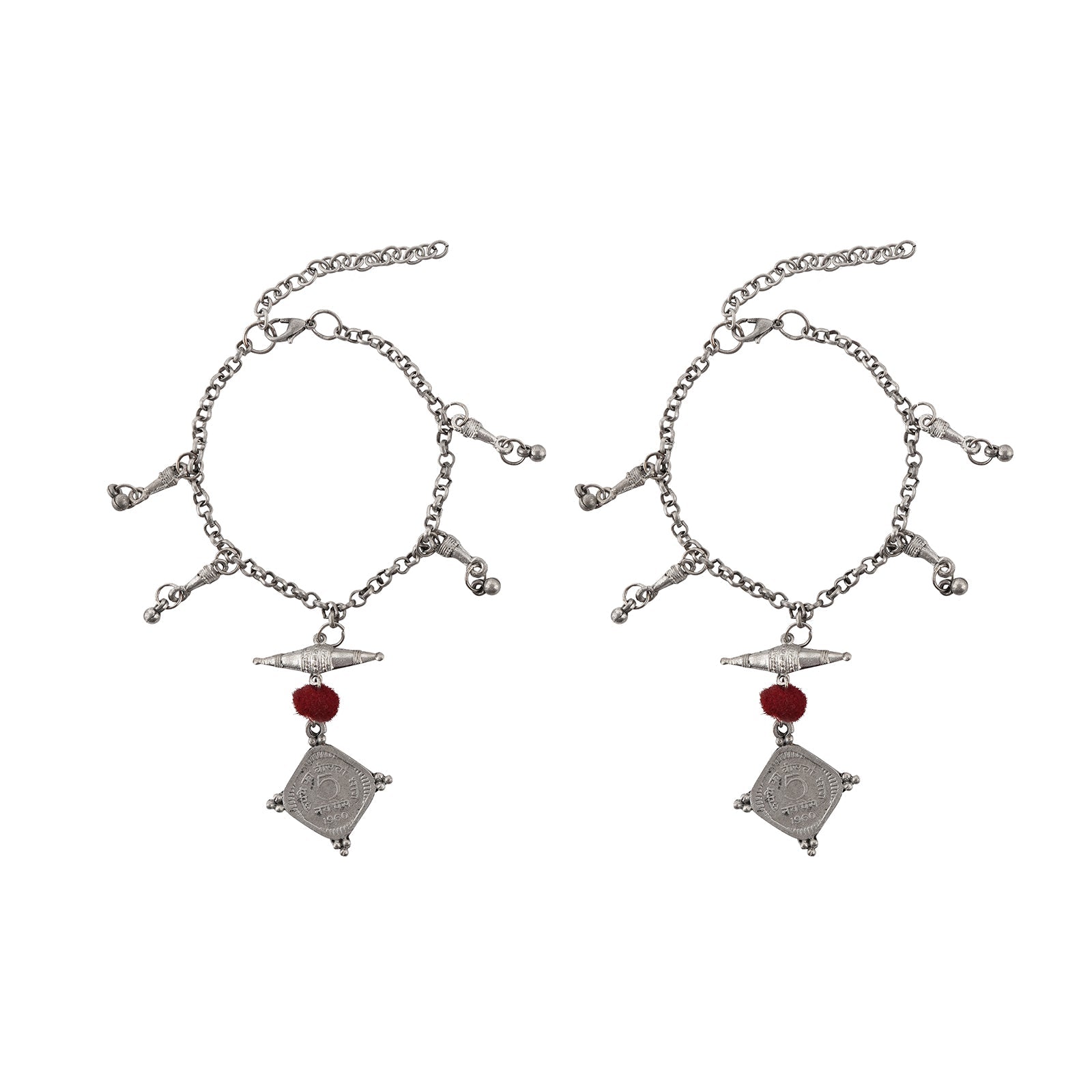 Teejh Gajapati Coin Anklet