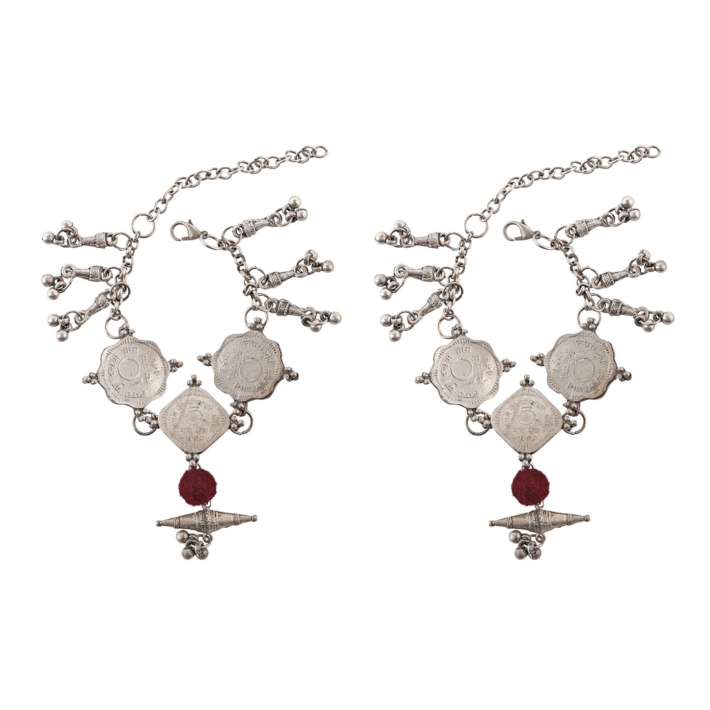 Teejh Satamana Coin Anklet