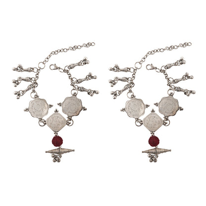 Teejh Satamana Coin Anklet