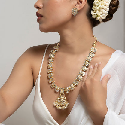 Teejh Jayani Pearl and Polki Necklace