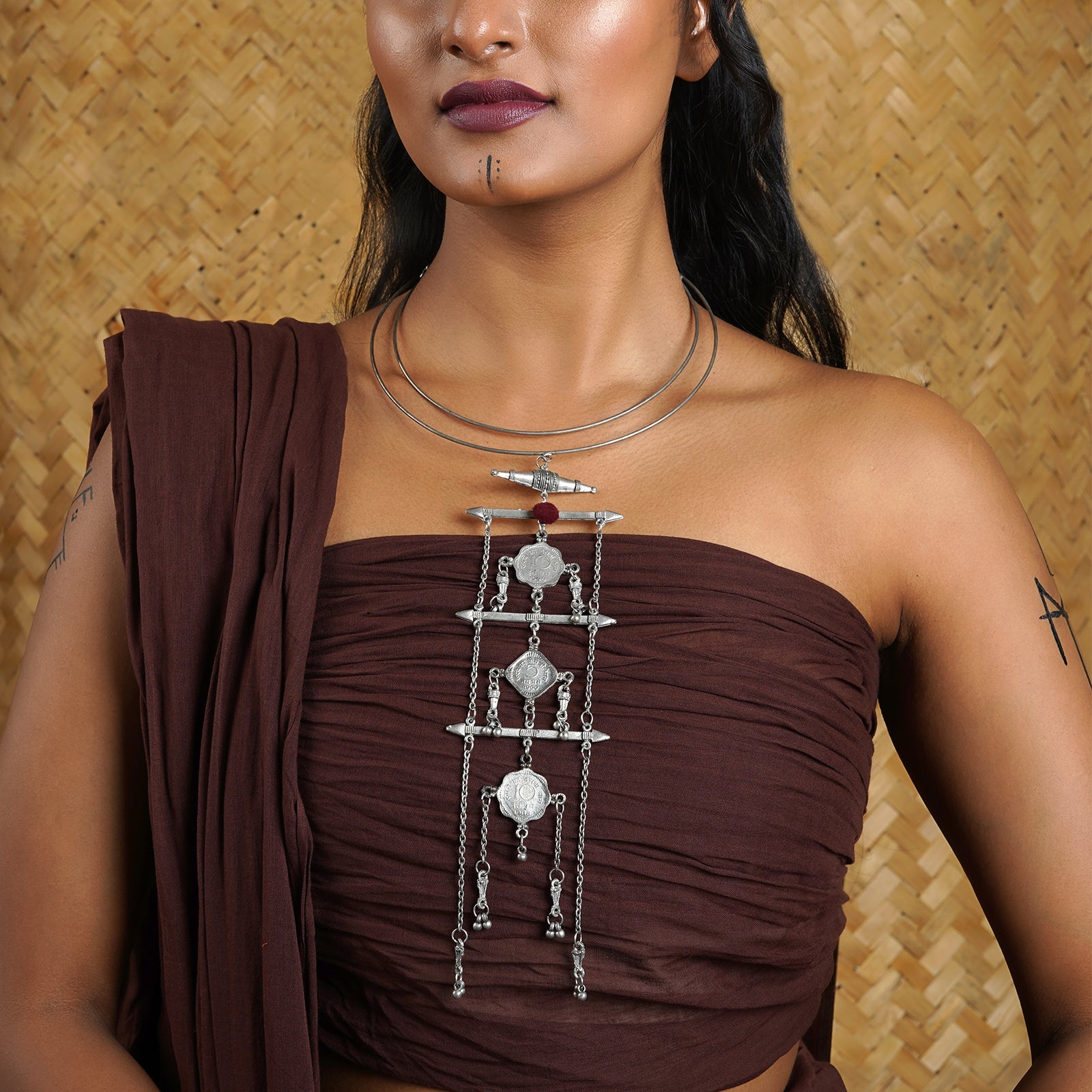 Teejh Simha Coin Necklace