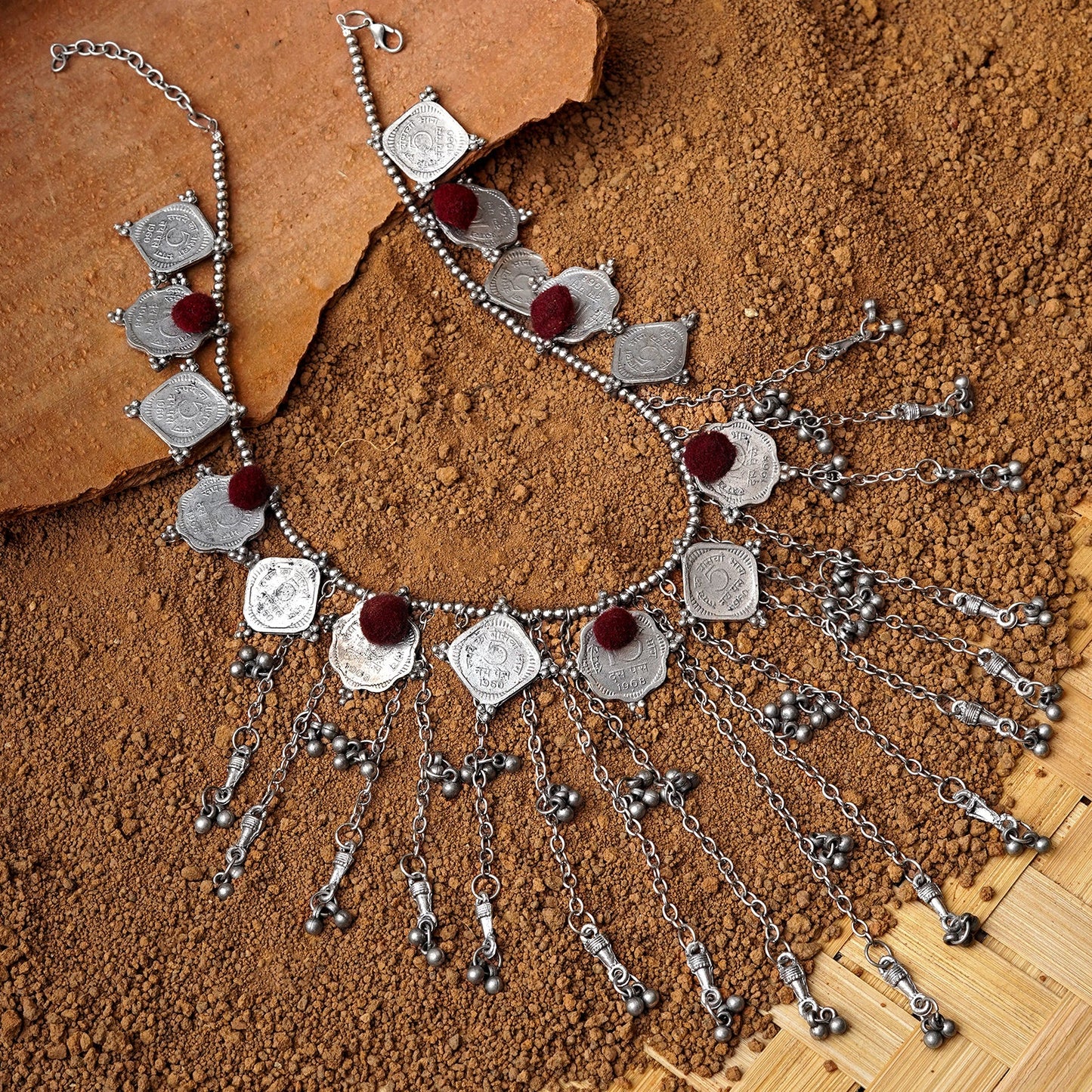 Teejh Drahma Coin Necklace