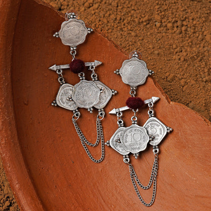 Teejh Ashwa Coin Earring