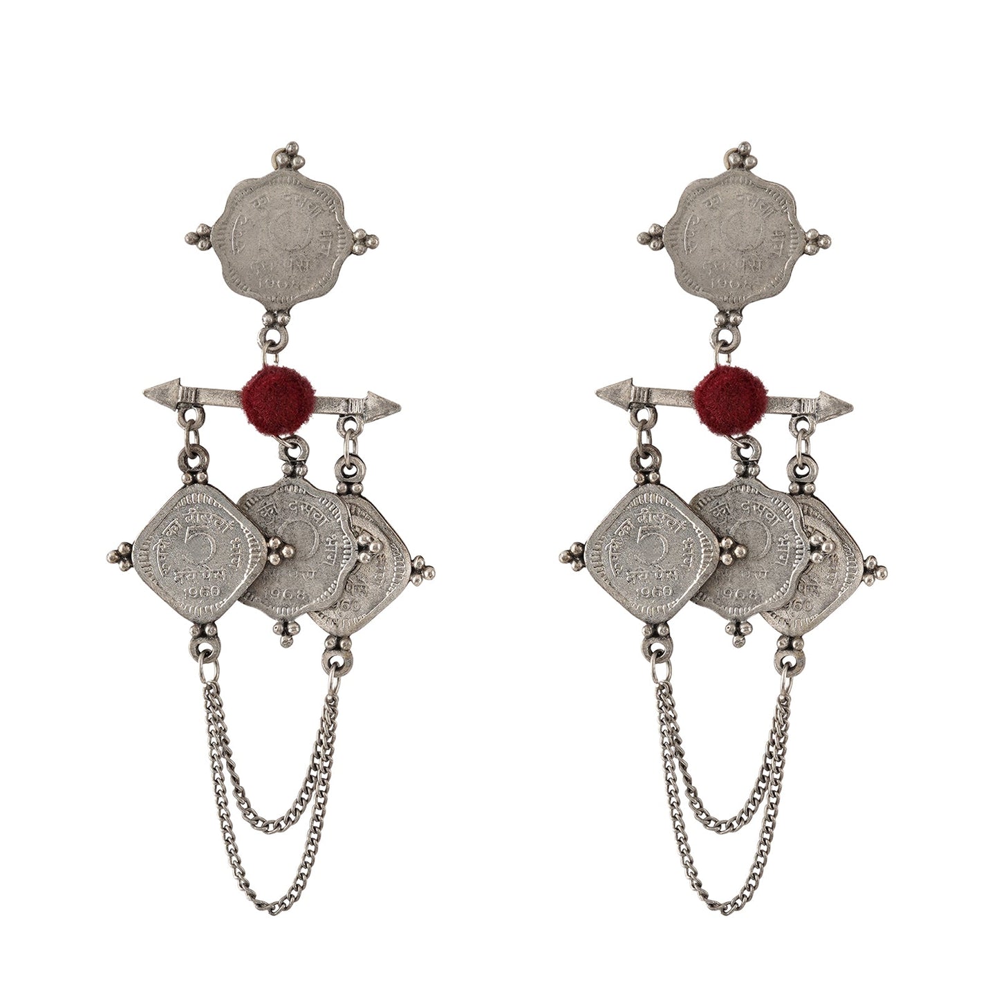 Teejh Ashwa Coin Earring