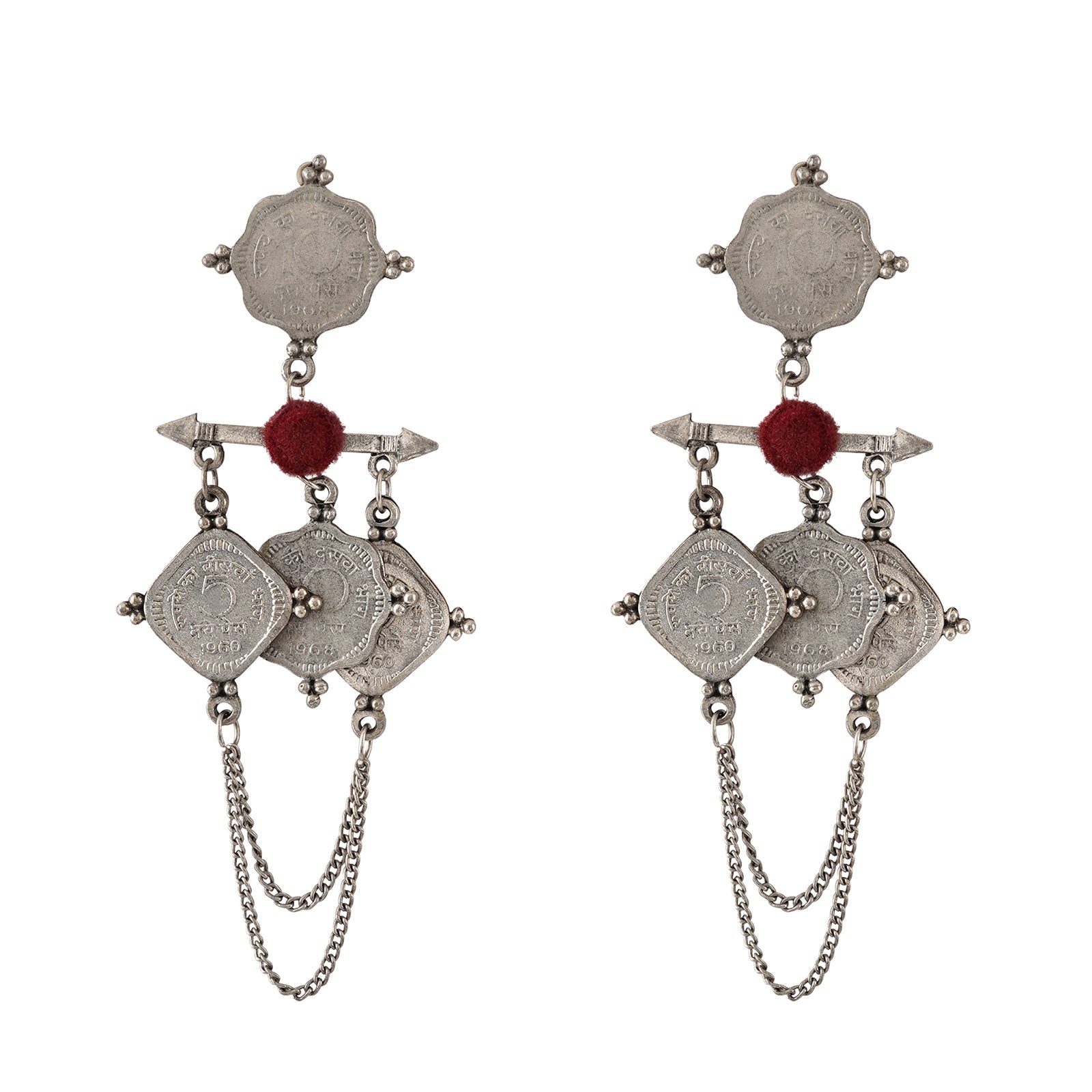 Teejh Ashwa Coin Earring