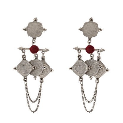 Teejh Ashwa Coin Earring