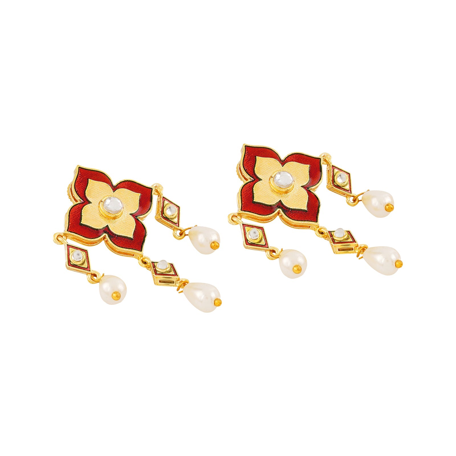 Main Apni Favourite hun Maroon Truck Art Earrings