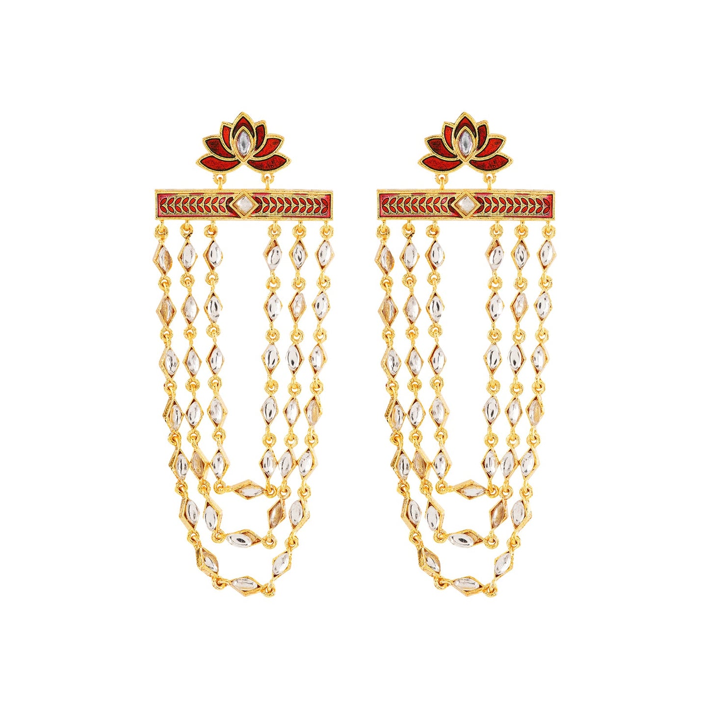 Ek Ladki Ko Dekha Maroon Truck art Earrings