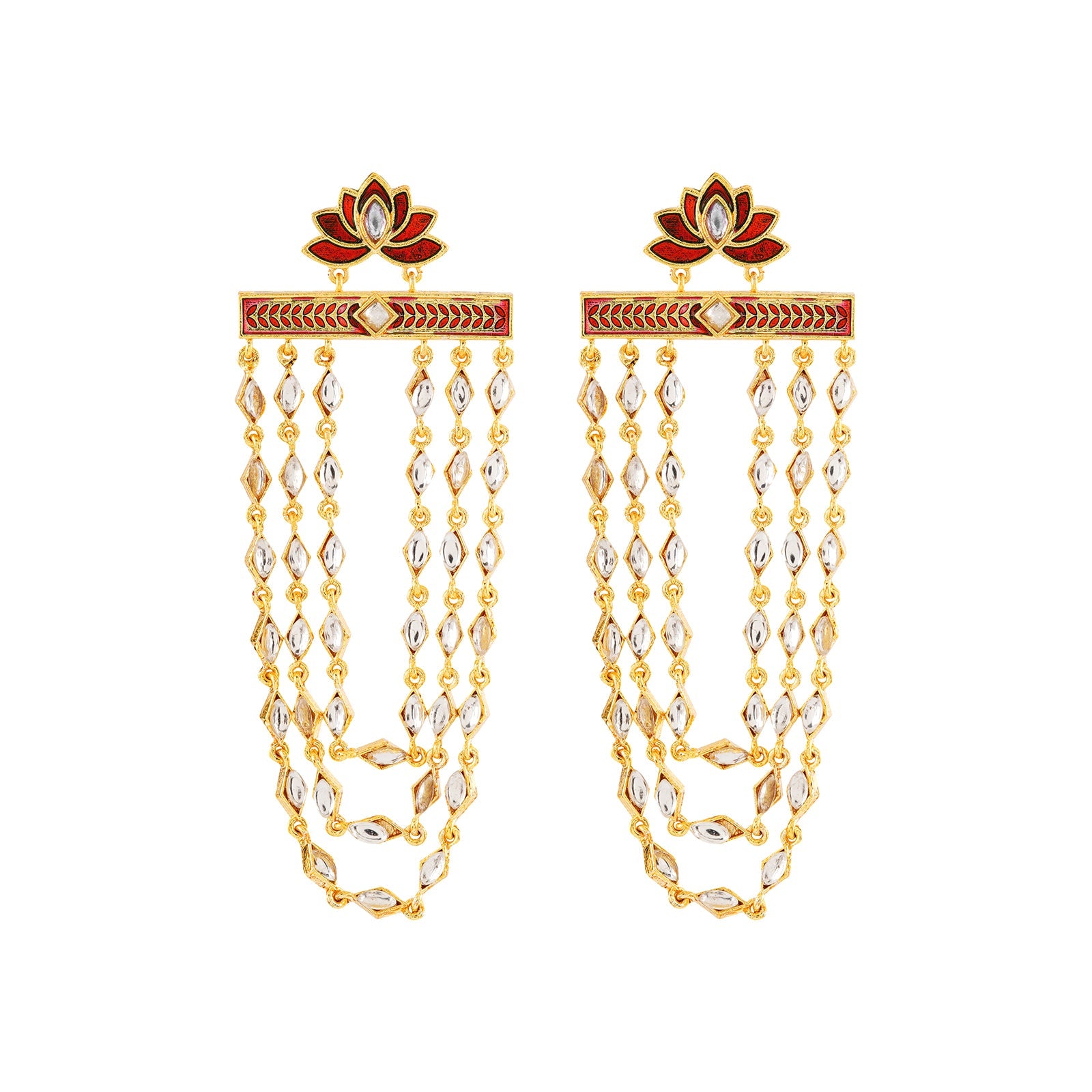 Ek Ladki Ko Dekha Maroon Truck art Earrings