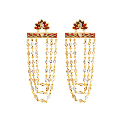 Ek Ladki Ko Dekha Maroon Truck art Earrings