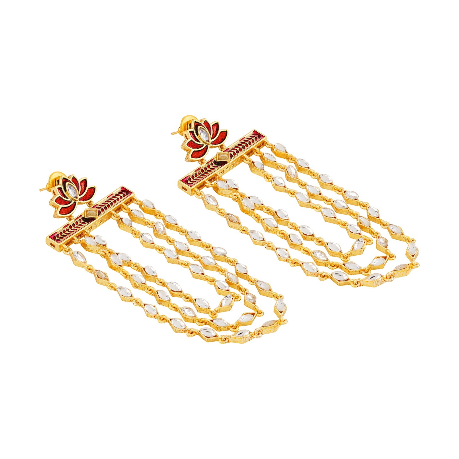Ek Ladki Ko Dekha Maroon Truck art Earrings