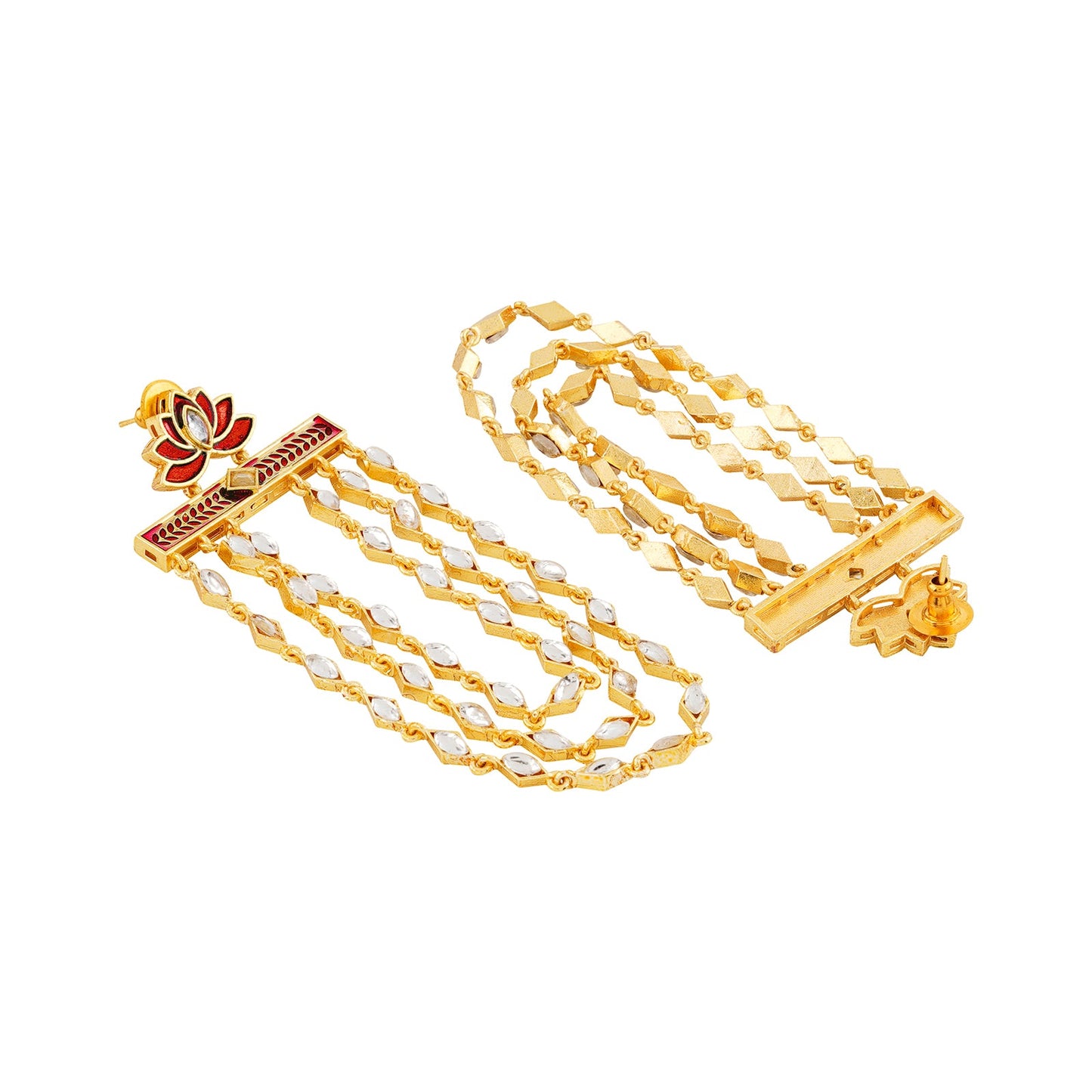 Ek Ladki Ko Dekha Maroon Truck art Earrings