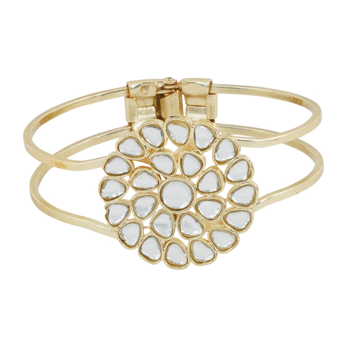 Teejh Niruja Pearl and Polki Bracelet