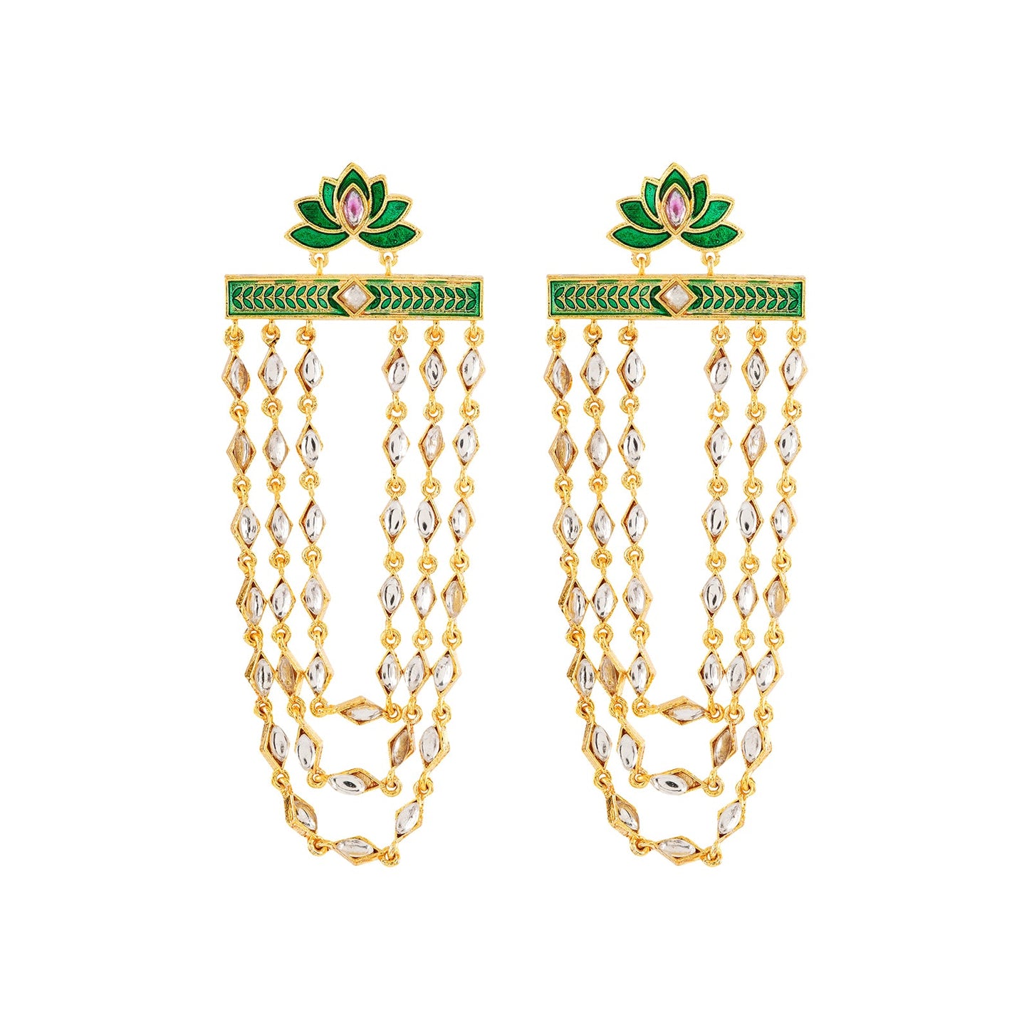 Ek Ladki Ko Dekha Green Truck art Earrings
