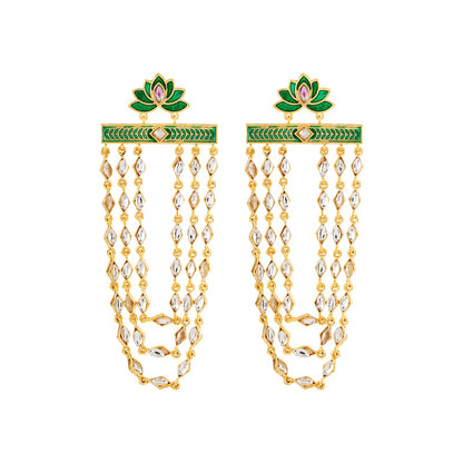 Ek Ladki Ko Dekha Green Truck art Earrings
