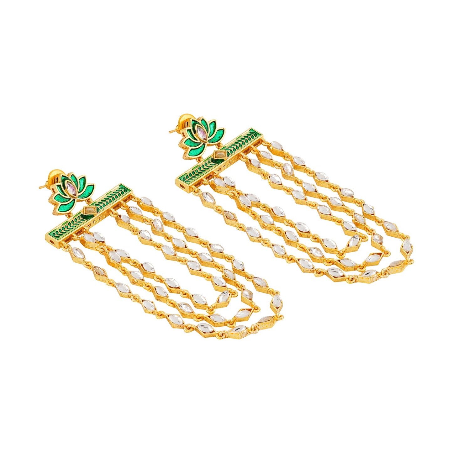 Ek Ladki Ko Dekha Green Truck art Earrings