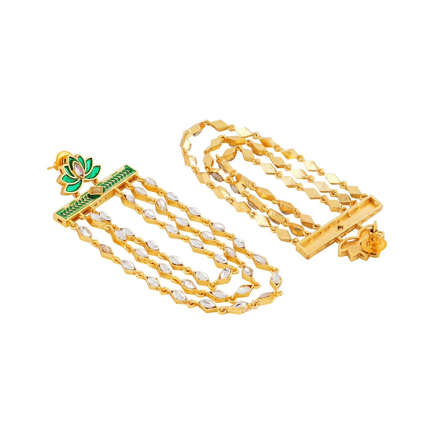 Ek Ladki Ko Dekha Green Truck art Earrings