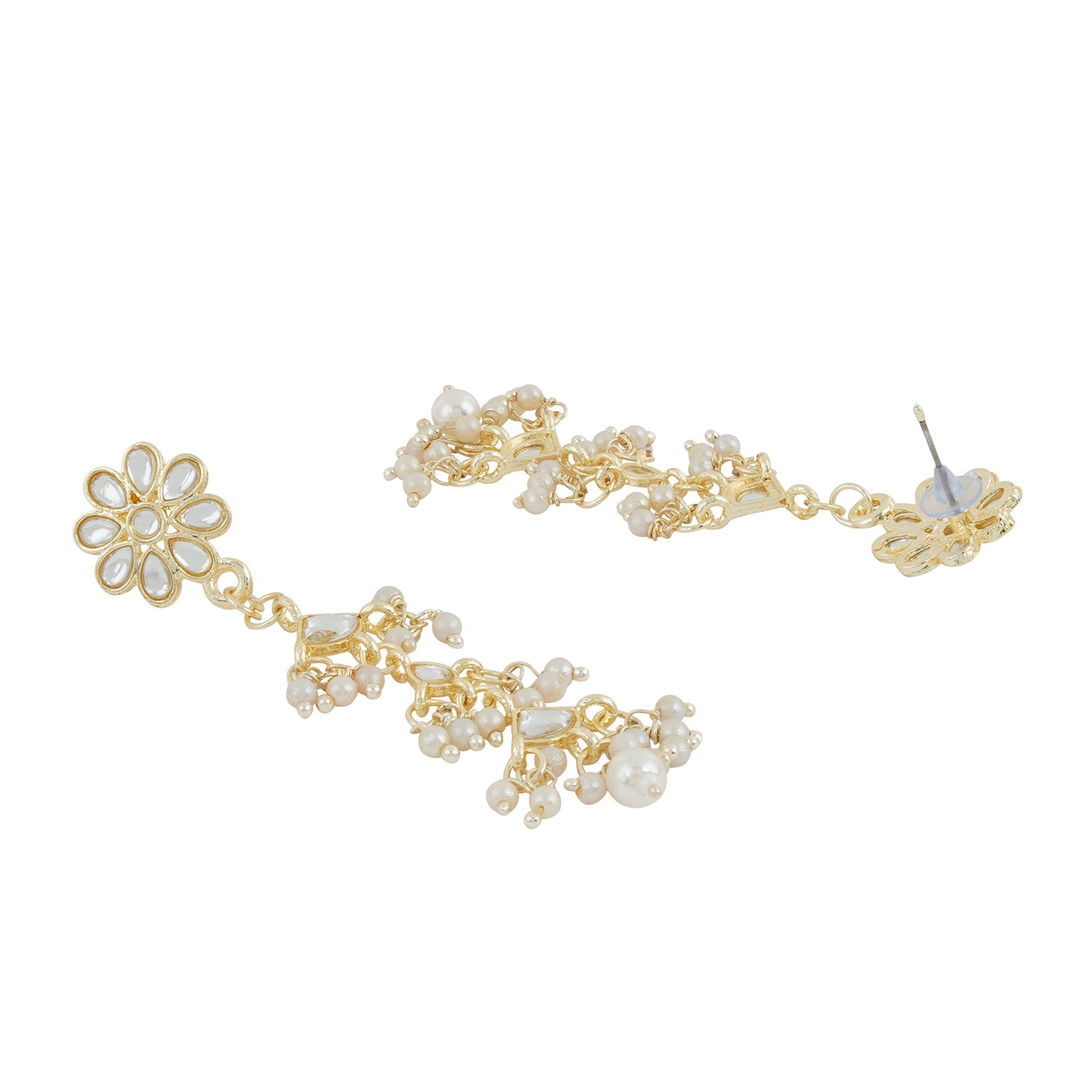 Teejh Radhika Pearl and Polki Earring