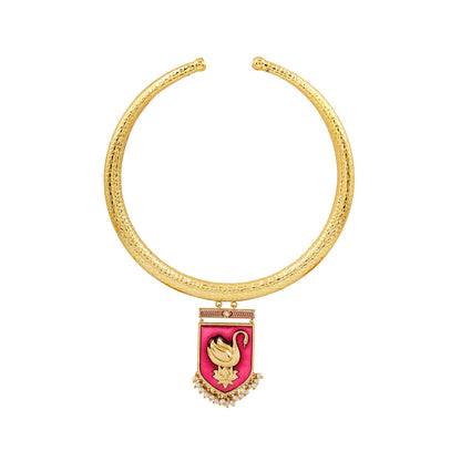 Meri Gaddi Mahaan Fuschia Pink necklace