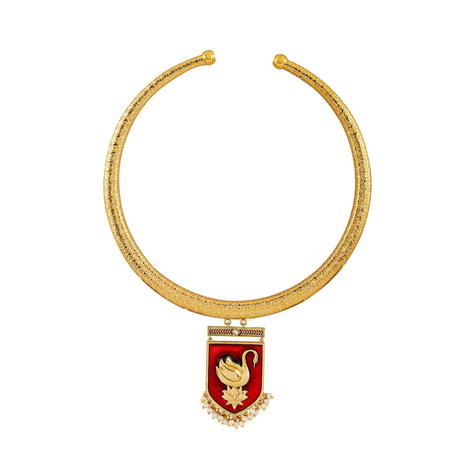 Meri Gaddi Mahaan Maroon necklace