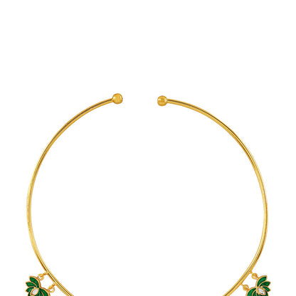 Feeling Jhakaas Green Necklace