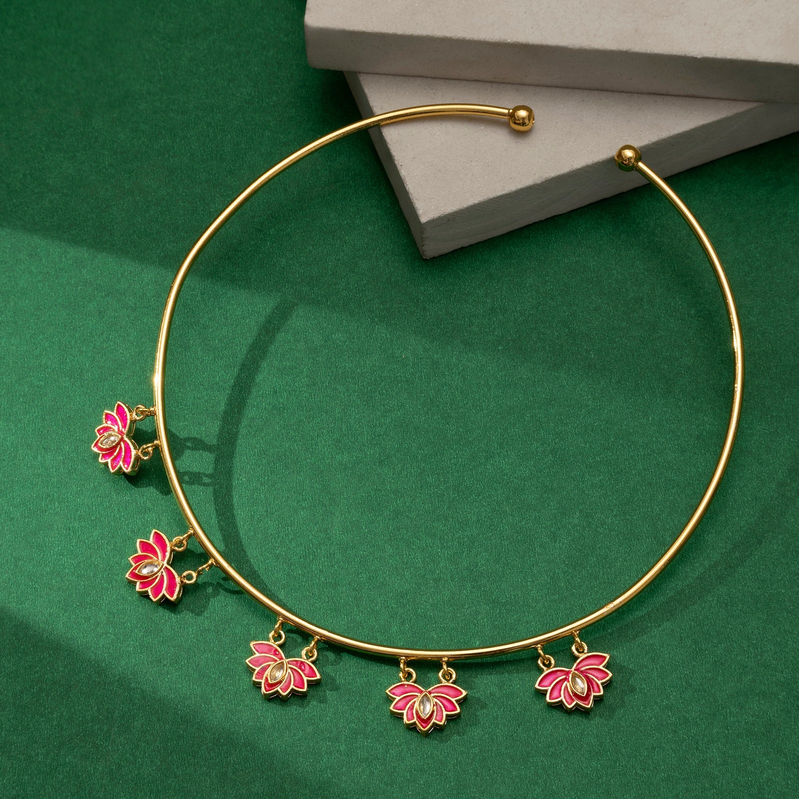 Feeling Jhakaas Fuschia Pink Necklace